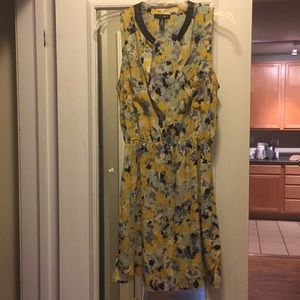 Aqua sundress with leather details